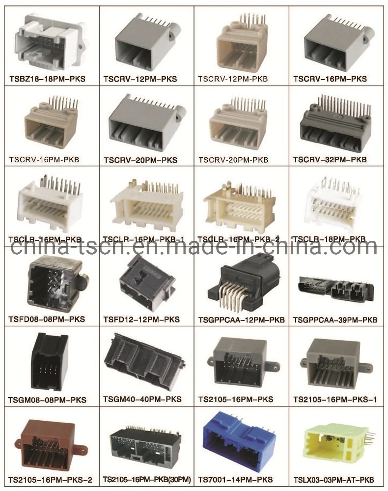 Electrical Automotive PCB Board Vertical Header Plug Pin Terminal Connector