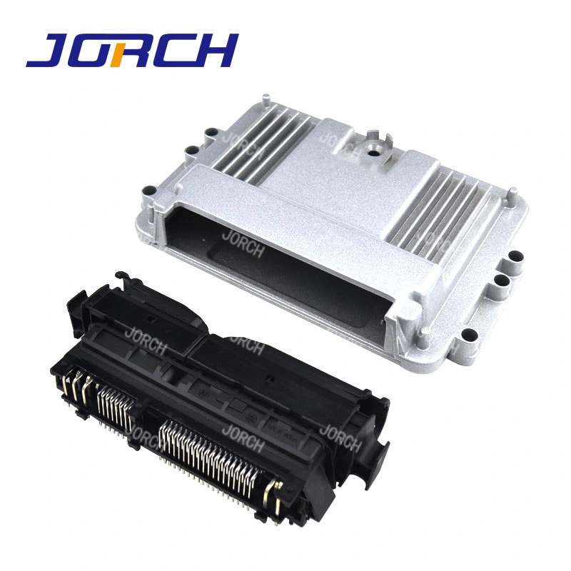 1 Set 121 Pin Automotive Aluminum ECU Enclosure Box with Matching Fci Male and Female Connector and Terminals Chinese Quality