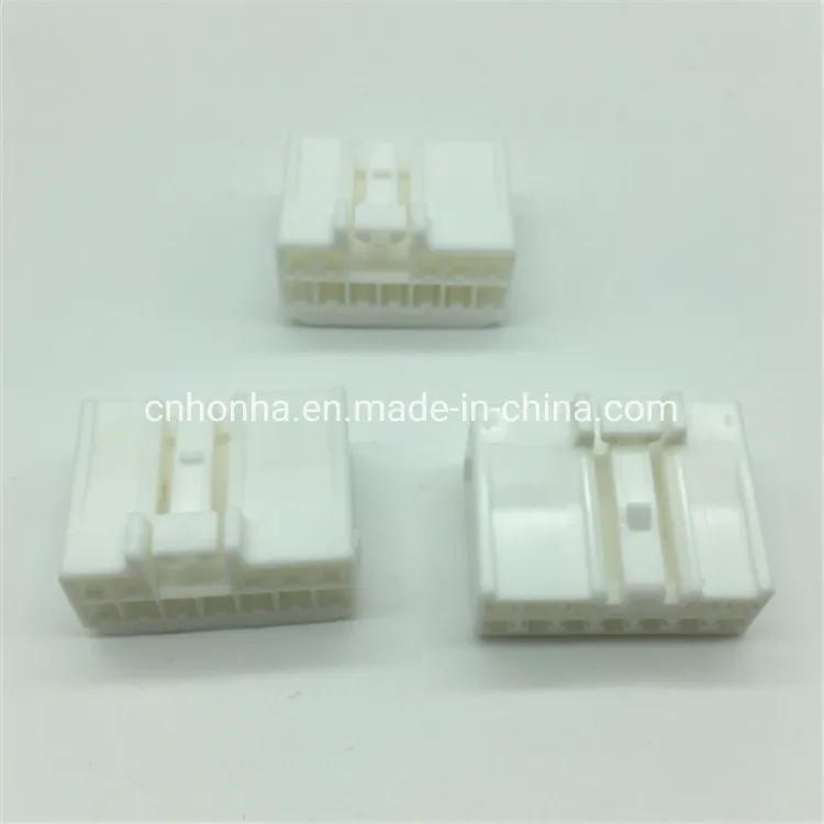 Conector de chicote de fios PA66 fêmea não lacrado de 12 vias