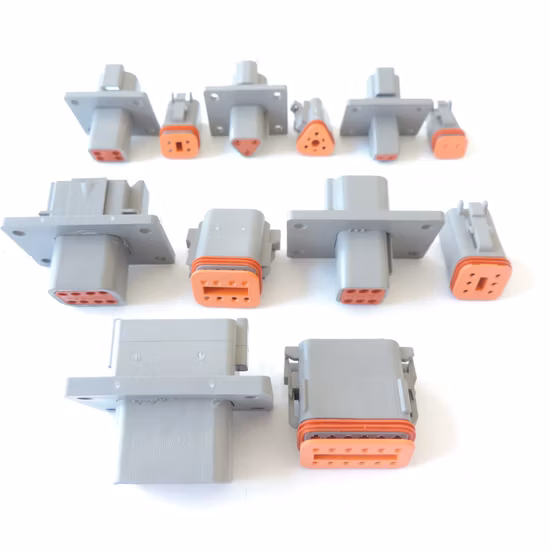 15326840 8 pinos Delphi preto à prova d'água masculino conector automotivo