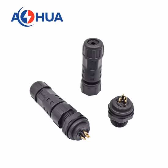 Conector de Solda Macho Circular M12 PA66