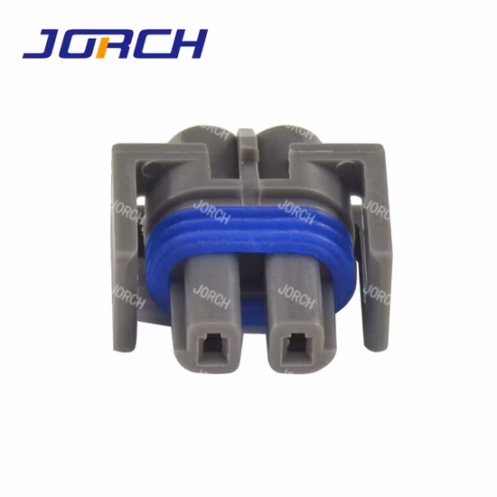 Plugue de bomba de ar de ar condicionado fêmea de 2 pinos Conector Delphi automático Conector automático à prova d'água 12162017 DJ70217A-1.5-21
